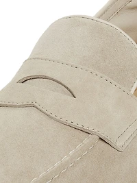 Suede Loafers
