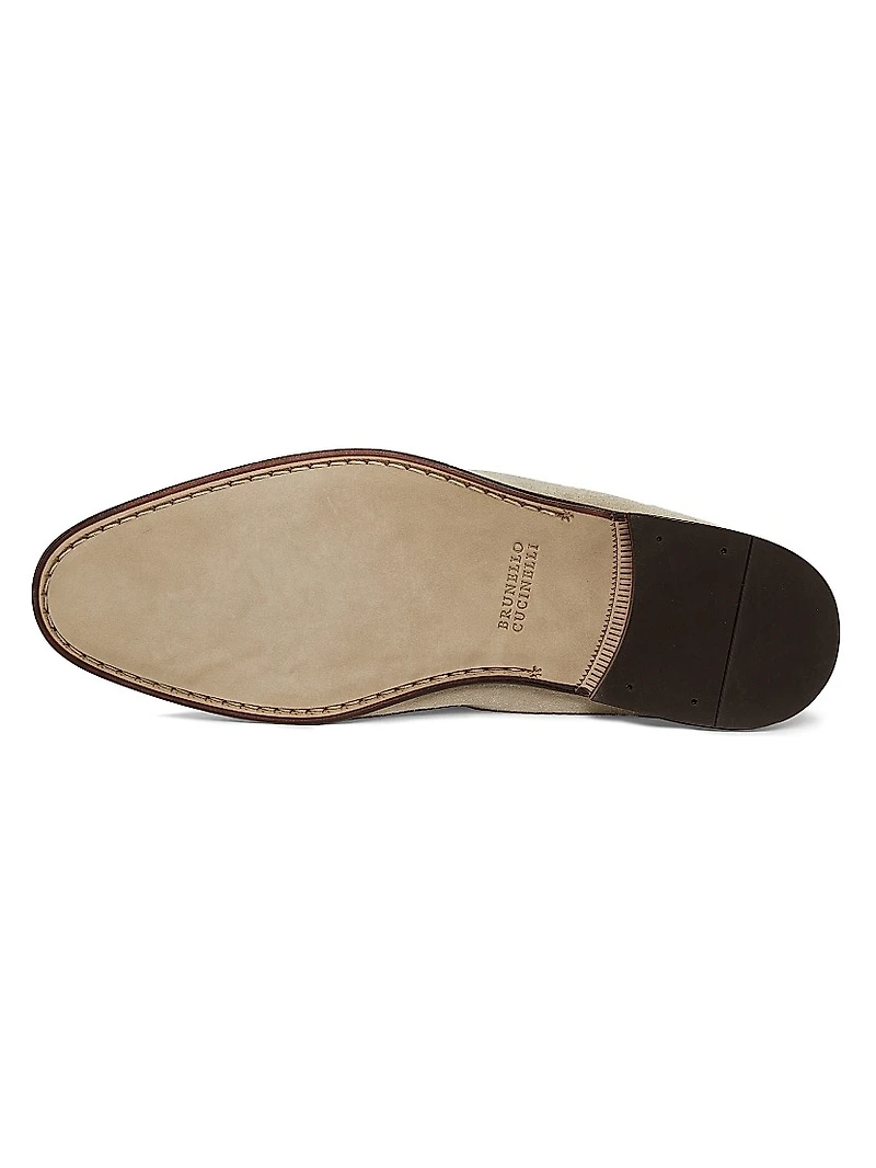 Suede Loafers