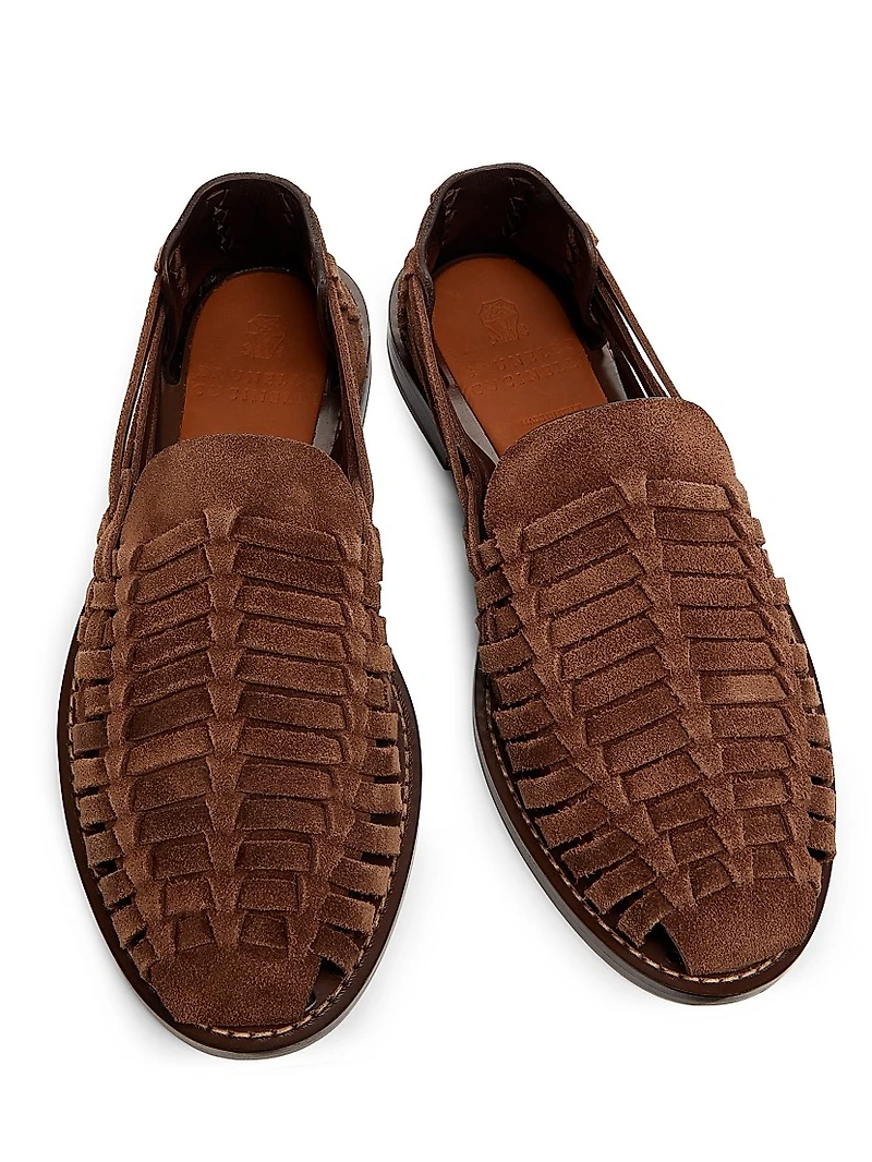 Woven Leather Sandals