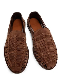 Woven Leather Sandals