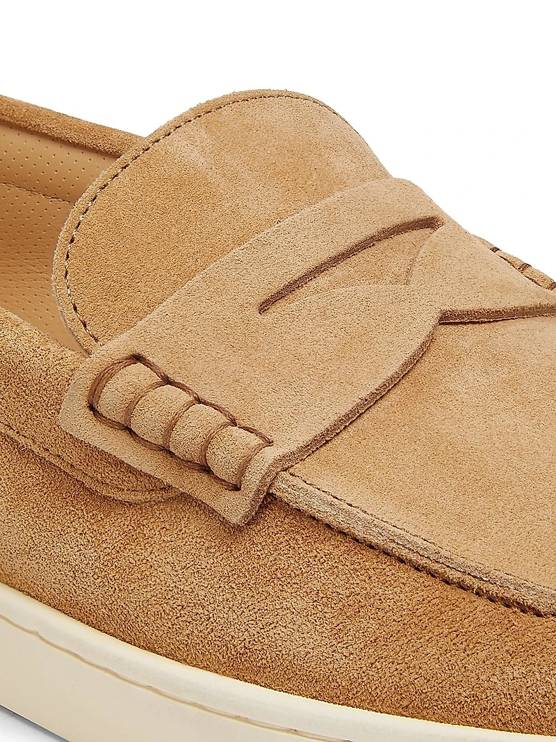 Suede Loafers