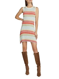 Cailin Stripe Rib-Knit Minidress