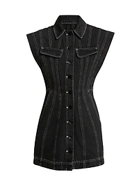 Eagleton Denim Sleeveless Minidress