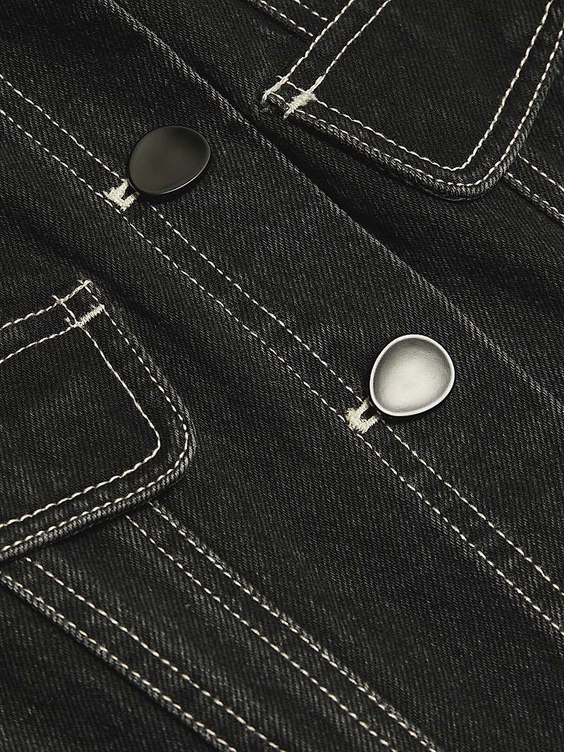 Eagleton Denim Sleeveless Minidress