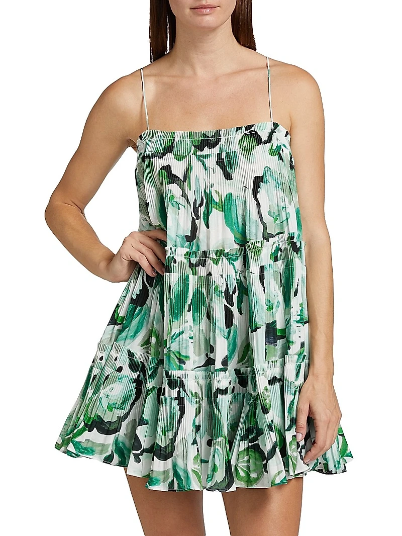 Shandon Pleated Minidress