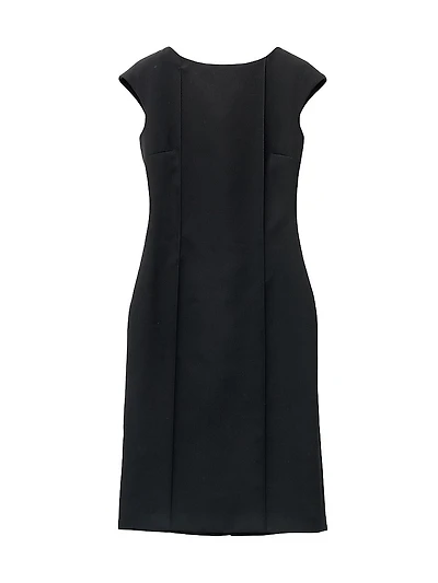 Pencil Wool Day Minidress