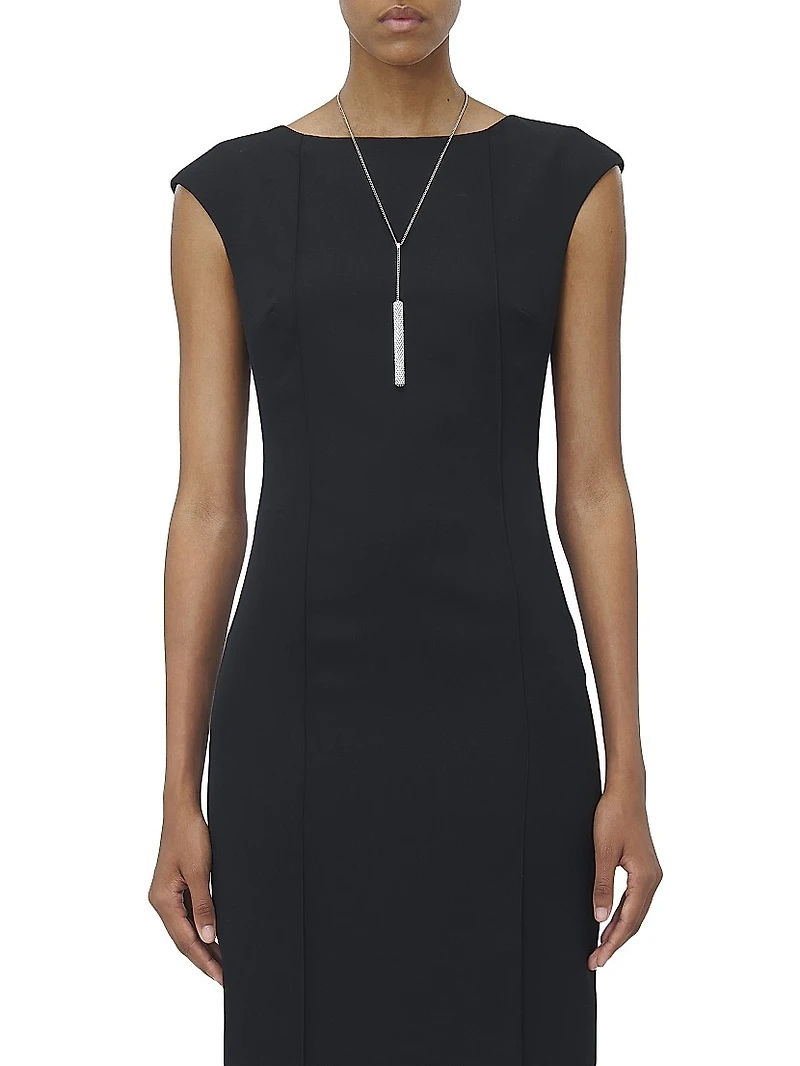 Pencil Wool Day Minidress