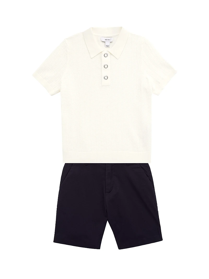 Little Boy's & Boy's Wicket Jr. Chino Shorts