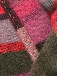 Striped Cashmere Smoking Jacket
