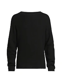 Heavy Cashmere-Silk Crewneck Sweater