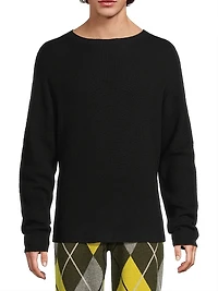 Heavy Cashmere-Silk Crewneck Sweater