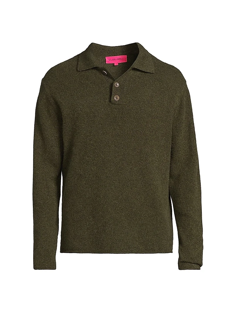 Heavy Cashmere Rugby Sweater