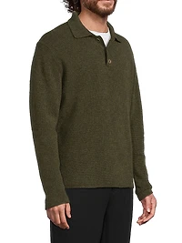 Heavy Cashmere Rugby Sweater
