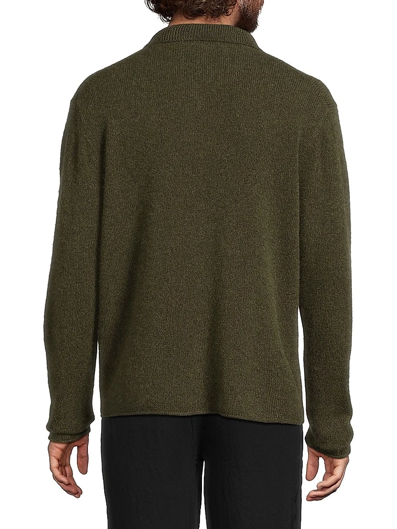 Heavy Cashmere Rugby Sweater