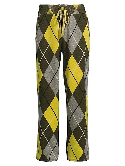 Argyle Cashmere Lounge Pants