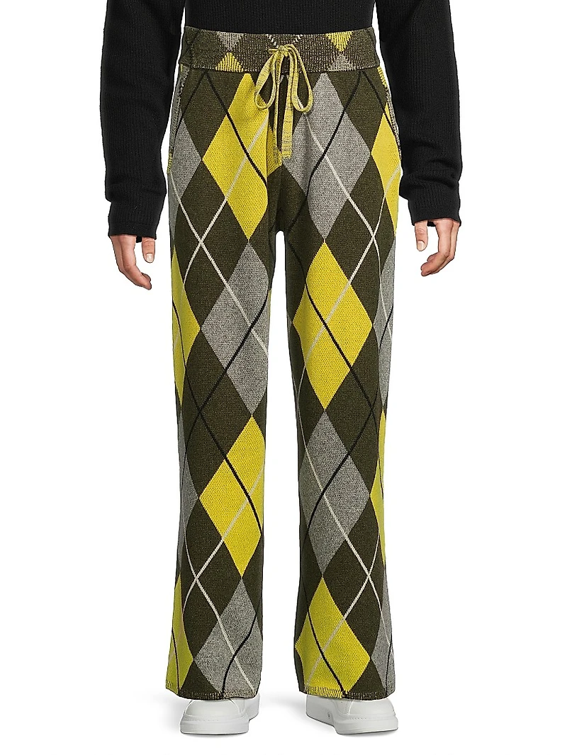 Argyle Cashmere Lounge Pants
