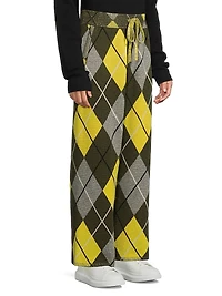 Argyle Cashmere Lounge Pants
