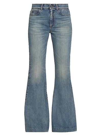 Denim High-Rise Boot-Cut Jeans