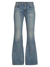 Denim High-Rise Boot-Cut Jeans