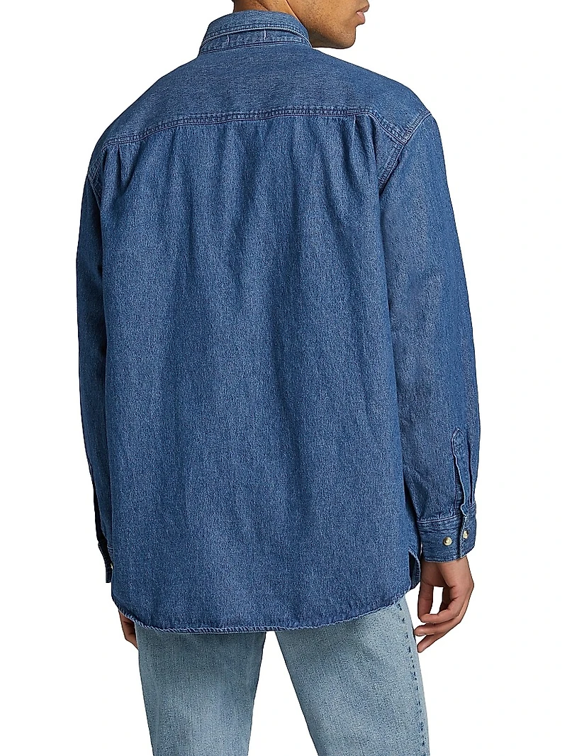Universe Denim Button-Down Shacket