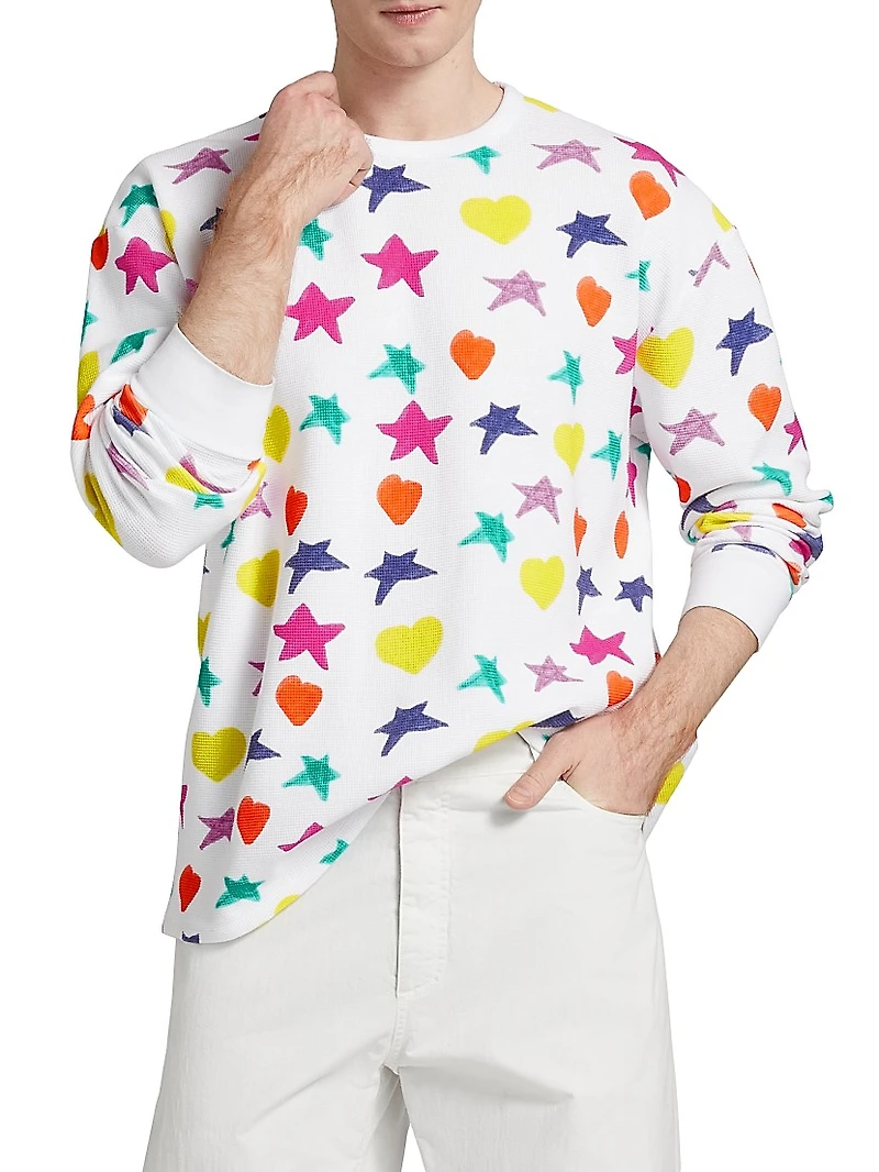 Earth Waffle Knit Long-Sleeve Shirt