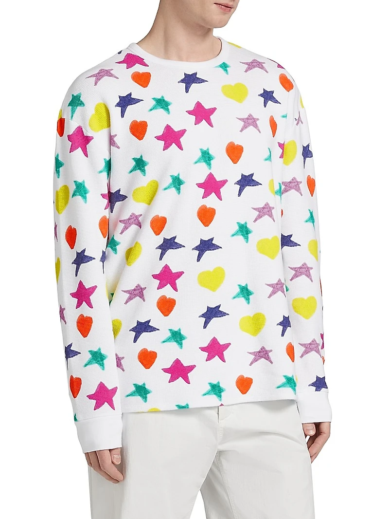 Earth Waffle Knit Long-Sleeve Shirt
