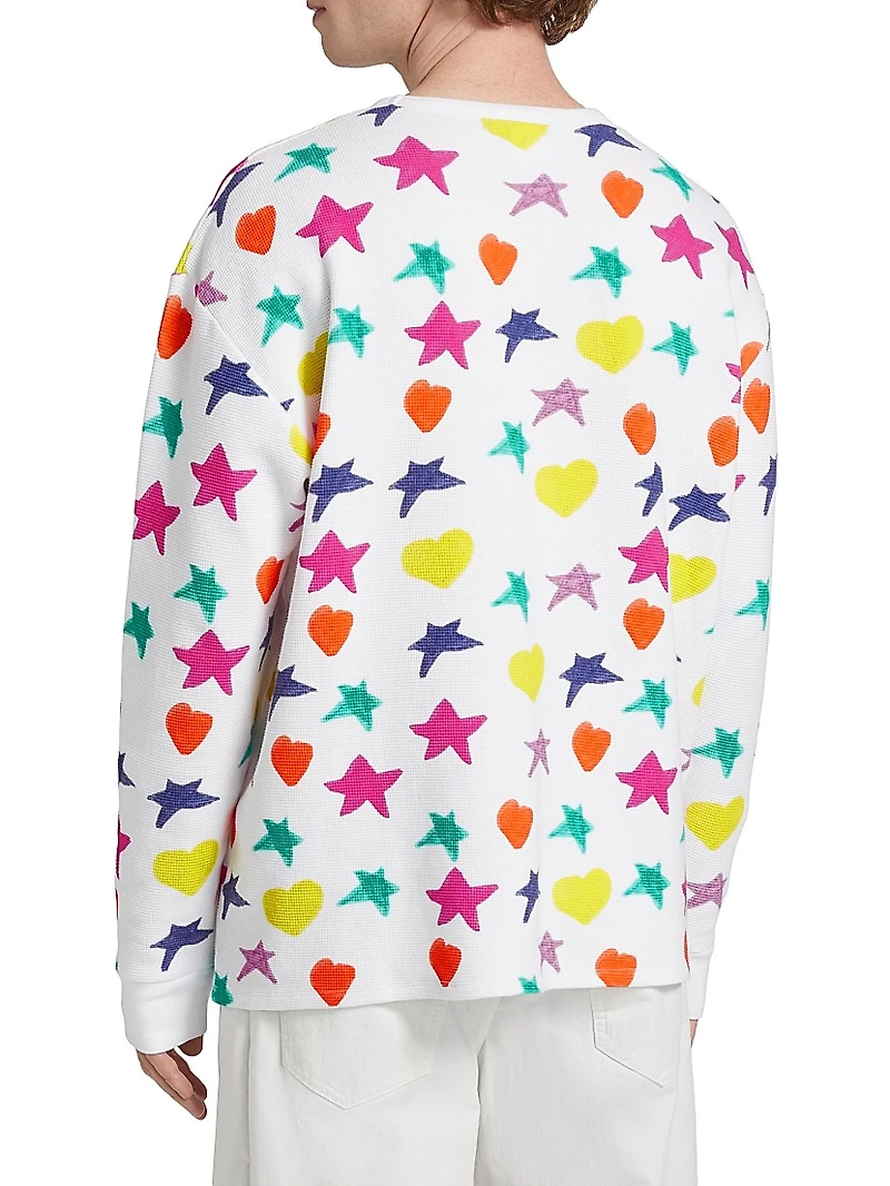 Earth Waffle Knit Long-Sleeve Shirt