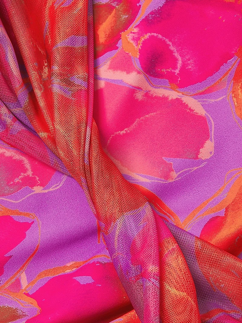 Rowen Floral One-Shoulder One-Piece Swimsuit