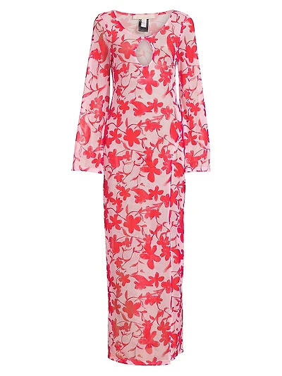 Maebry Keyhole Maxi Dress
