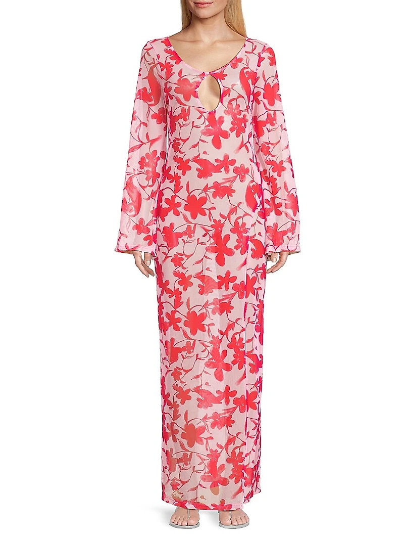 Maebry Keyhole Maxi Dress