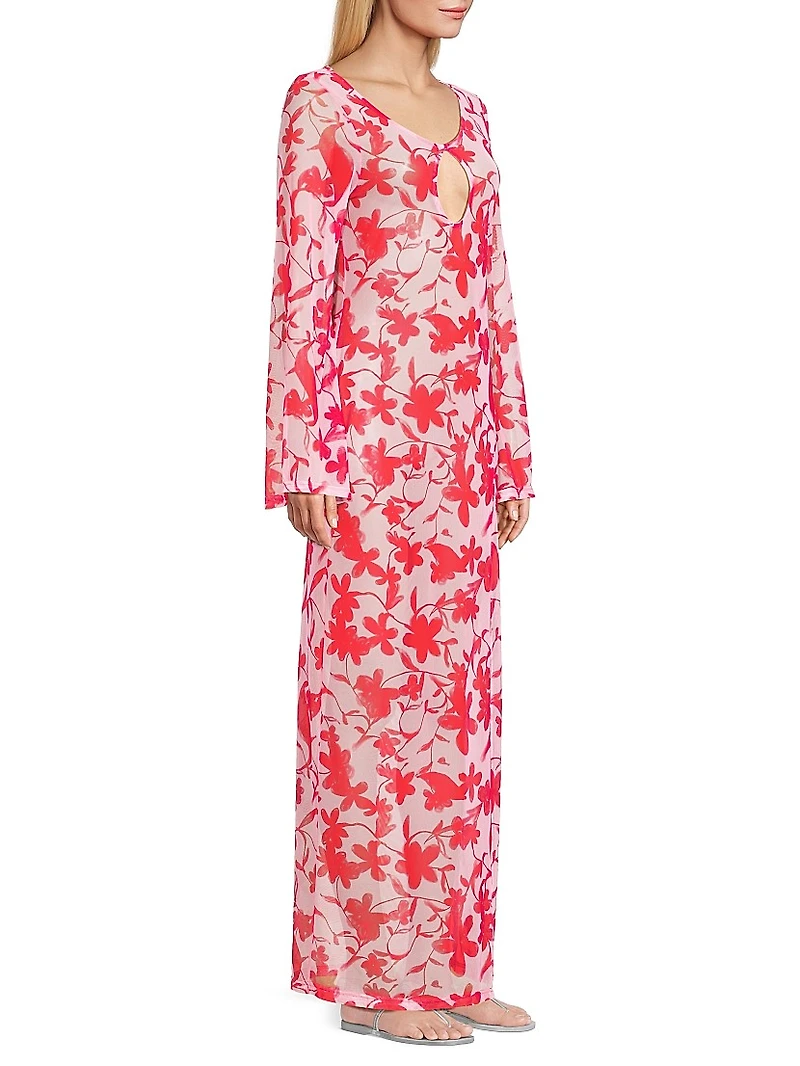 Maebry Keyhole Maxi Dress