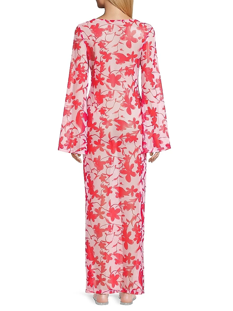 Maebry Keyhole Maxi Dress