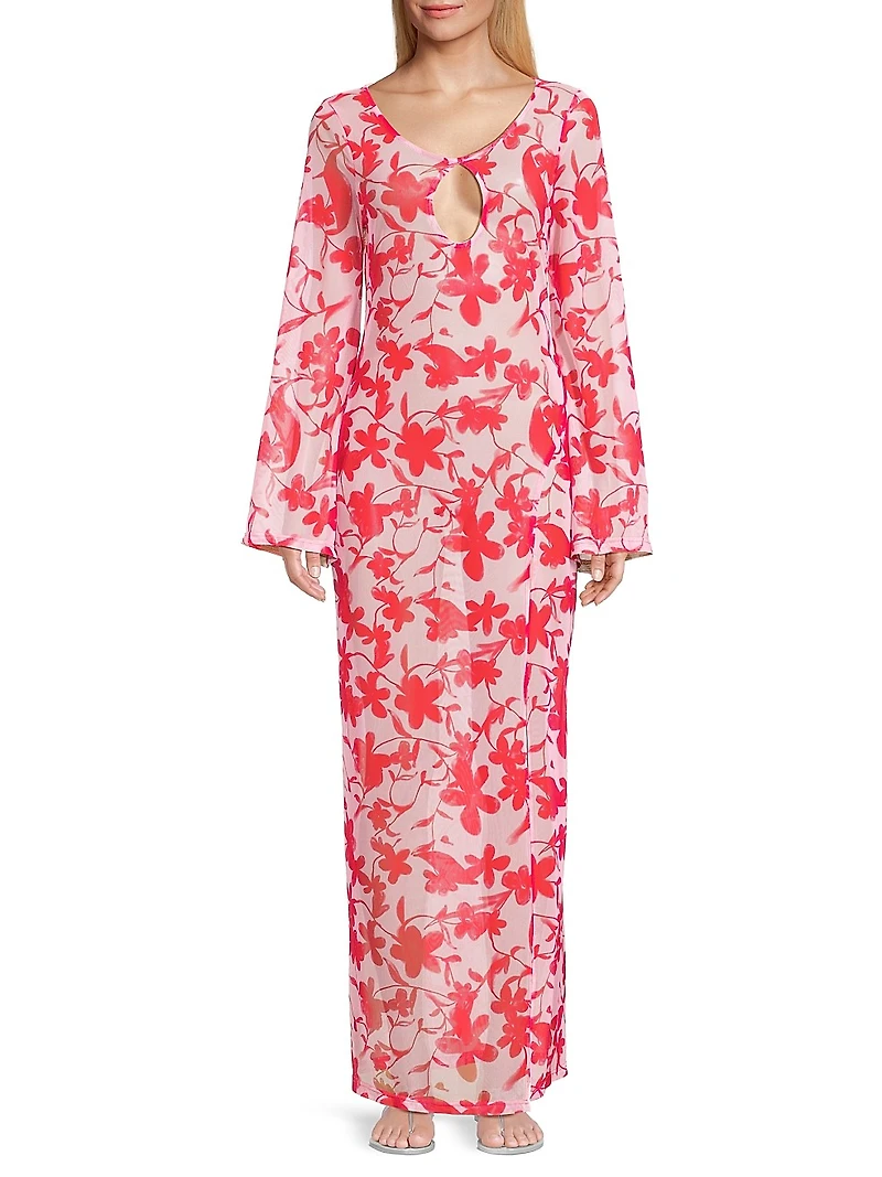 Maebry Keyhole Maxi Dress
