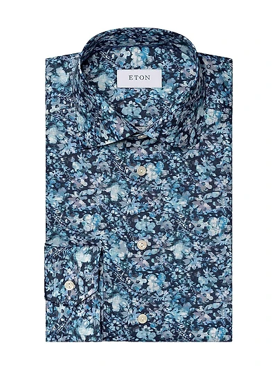 Contemporary-Fit Floral Shirt