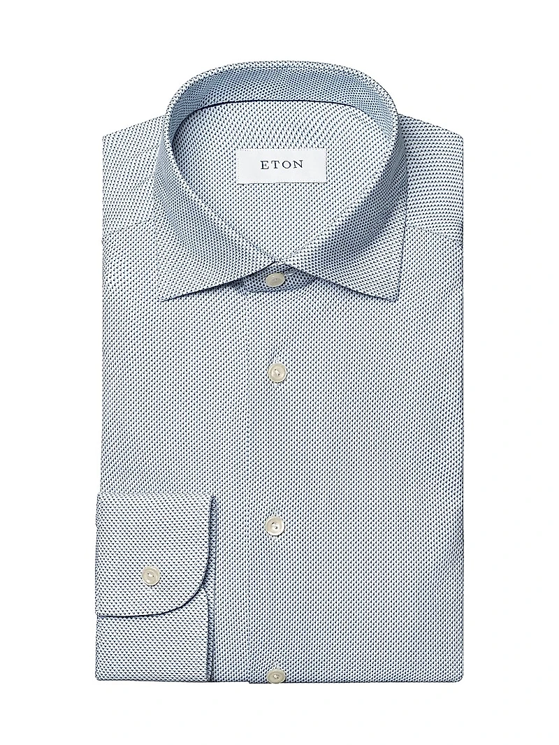 Slim-Fit Geometric 4Flex Stretch Shirt