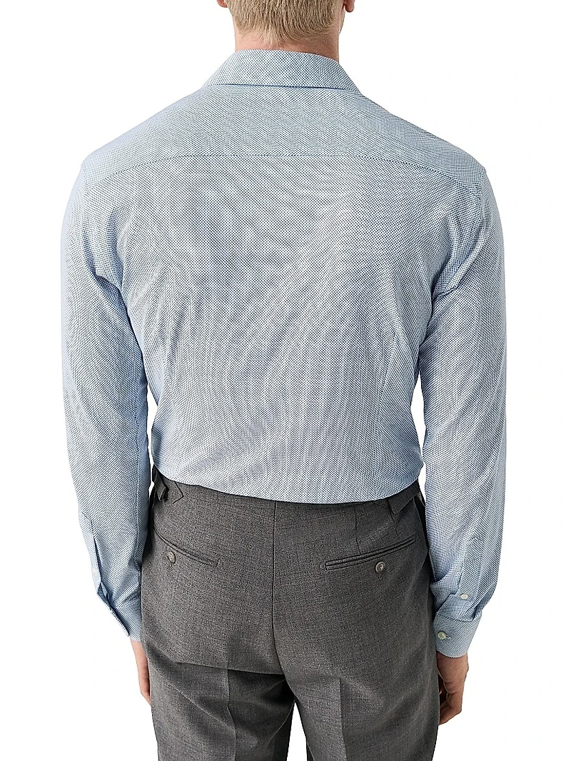 Slim-Fit Geometric 4Flex Stretch Shirt