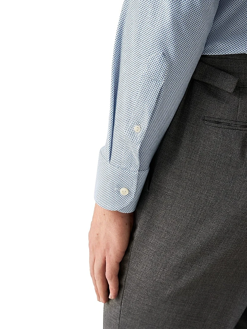 Slim-Fit Geometric 4Flex Stretch Shirt