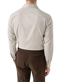 Slim-Fit Grid Check Shirt