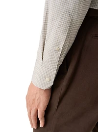Slim-Fit Grid Check Shirt