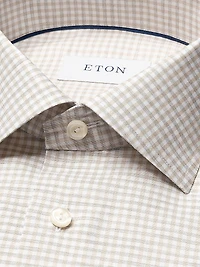 Slim-Fit Grid Check Shirt