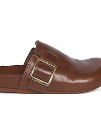 Women's Ease Buckle Leather Mules