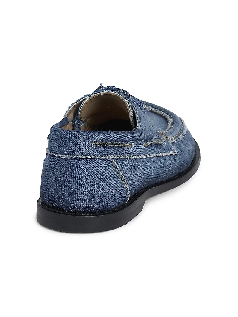 Campo Denim-Inspired Boat Shoes