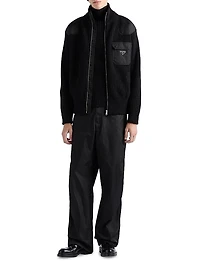 Wool Mock Turtleneck Sweater