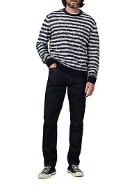 Drew Striped Knit Crewneck Sweater