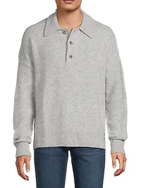 Julian Relaxed-Fit Polo Sweater