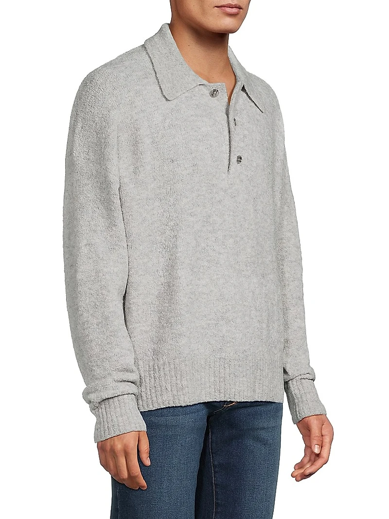 Julian Relaxed-Fit Polo Sweater