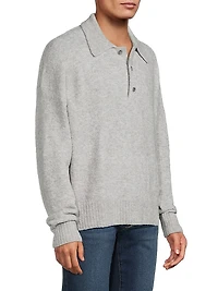 Julian Relaxed-Fit Polo Sweater