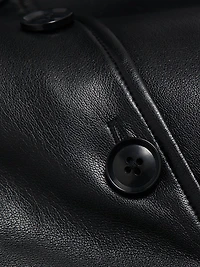 Graciella Faux Leather Minidress