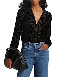 Ginerva Burnout Blouse