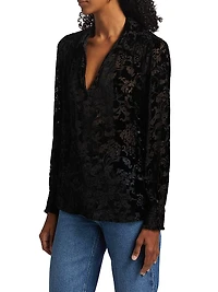 Ginerva Burnout Blouse